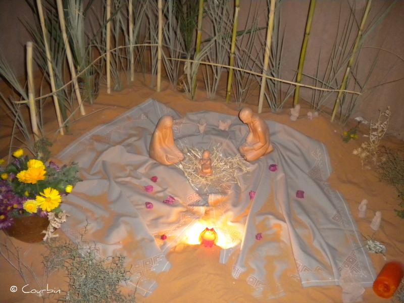 La crche dans la chapelle pre de Foucault