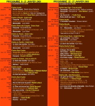 Programme du festival