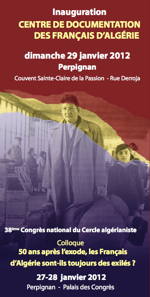 Inauguration du centre de documentation des franais d'Algrie