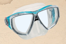 Petit masque pour la pratique de la plonge en bouteille et l'apne